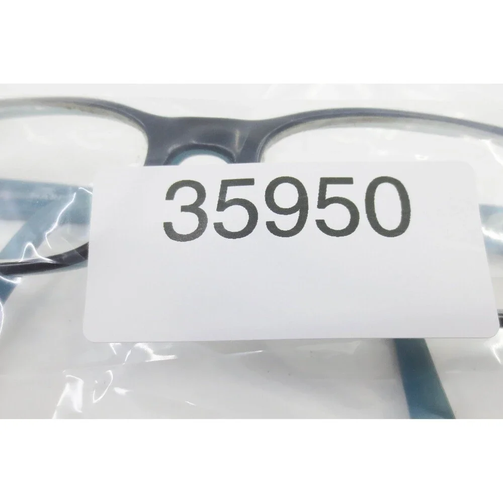 Hard Candy HC03 Eyeglasses Black Teal Rectangular Frames 53-16-135 HC03 P_K